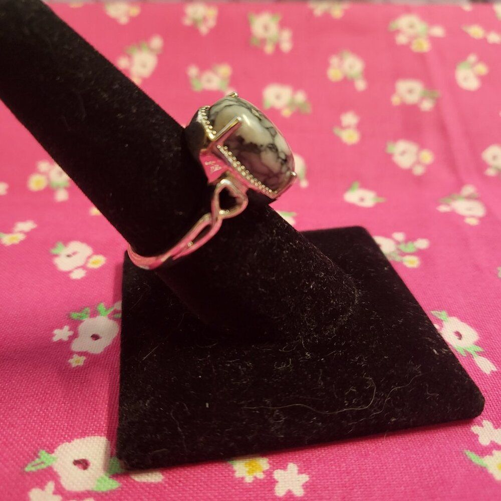 Austrian Pinolith Solitaire Ring - Picture 5 of 10
